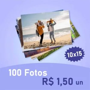 Pacote 100 Fotos - 10x15